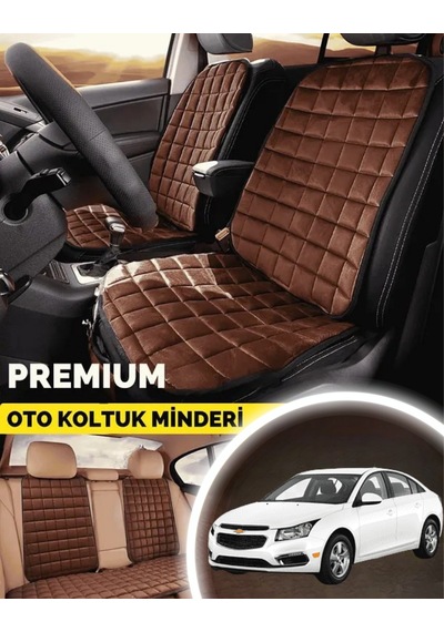Cruze Koltuk Minder Ortopedik Cepli Araç Ve Kılıf Seti Tam Uyumlu,taba Renk,konforlu Tasarım