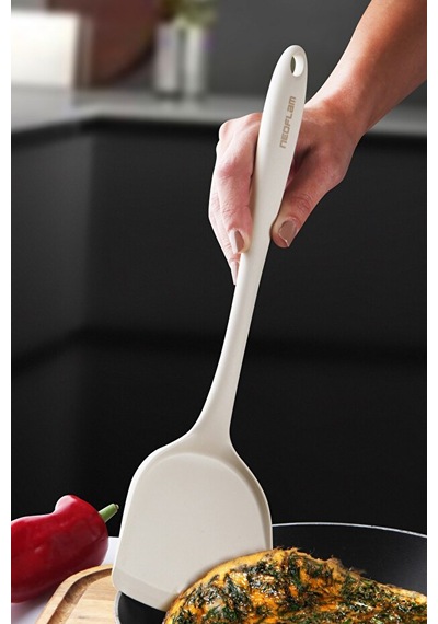 Neoflam Silikon Geniş Spatula Bej D-neofkttrn Bej