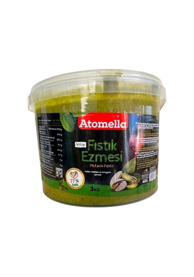 %77 Antep Fıstığı Ezmesi - 3 Kg Şeker Pancarı Ile Doğal Lezzet