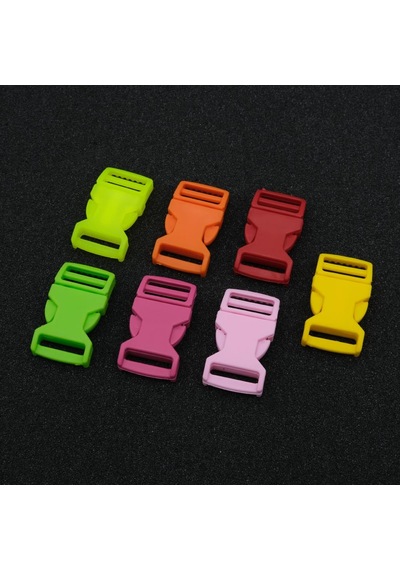 Paracord Aksesuar Paracord Bileklik Plastik Klips 2 Cm Sarı 10 Adet