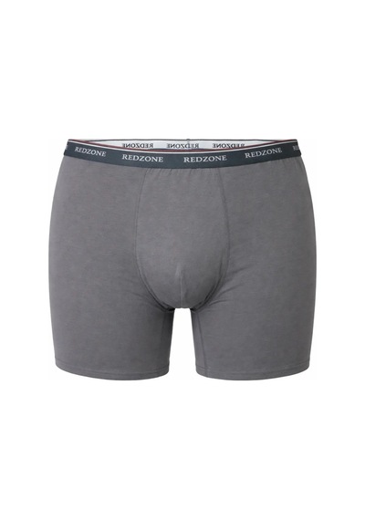 5 Li Paket Erkek Büyük Beden Rahat Kalıp Redzone Likralı Bambu Boxer Gri