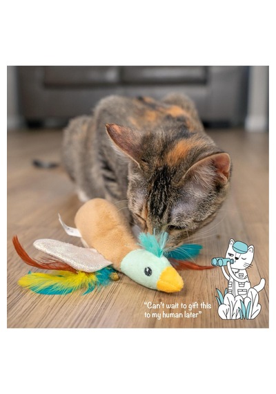 Petstages Flapperz Duck Catnipli Kedi Oyuncağı Peluş