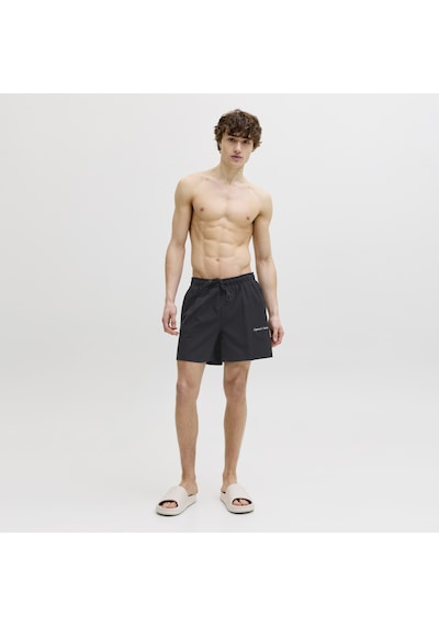 Jack & Jones Erkek Normal Kalip Deniz Sortu - Maui - 12291434 Siyah
