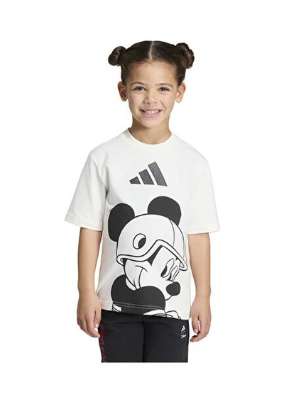 Adidas Lk Dısney Mıckey Mouse Tee Çocuk Günlük Tişört Ks3956 Beyaz