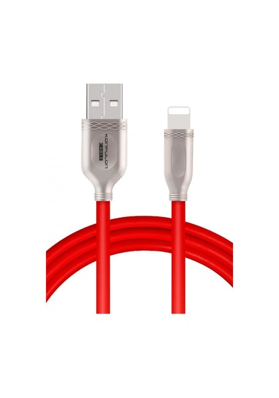 Konfulon - 328 - S48 Lightning Kablo Apple iPhone Uyumlu 1m 3a - Glblseme - - Kırmızı