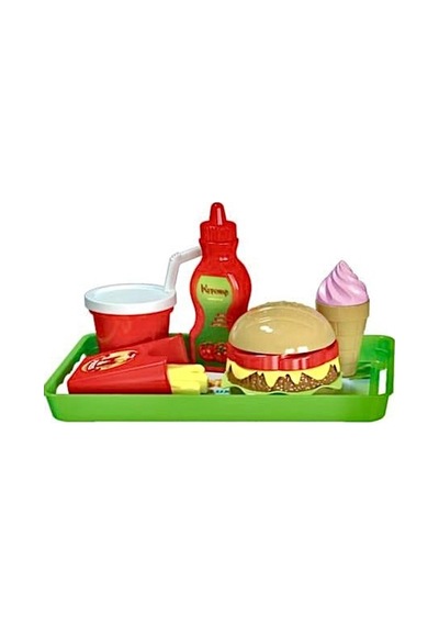 Hamburger Dükkanım Işıklı Sesli Barkod Okuyuculu Tartılı Pos Makineli Hesap Makineli Oyun Seti