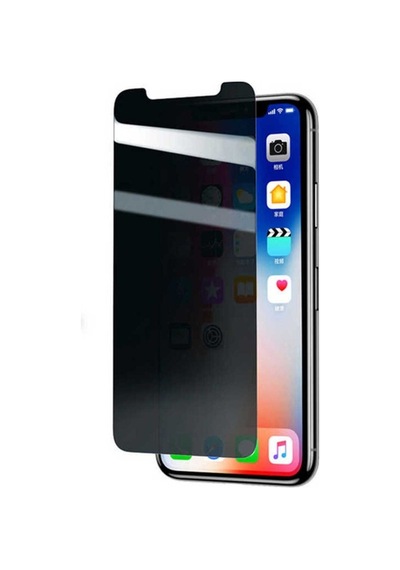 Apple Uyumlu   iPhone Xr Zore Rika Premium Privacy Temperli Cam Ekr