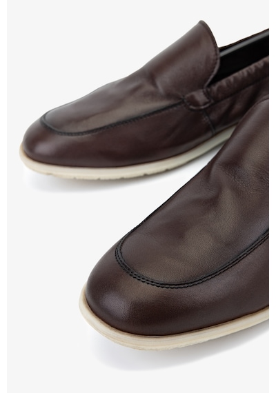 Valmenti Erkek Hakiki Deri Kahverengi Loafer Ayakkabı 99 A9153 Erk Ayk Y26 Kahve