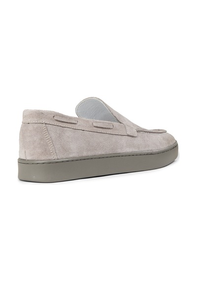 Deery Erkek Hakiki Süet Gri Loafer Ayakkabı - 01993mgrıc01 Gri