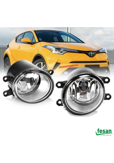 Toyota Uyumlu Ch-r Sağ + Sol Ön Sis Lambası Takımı 2016--2019
