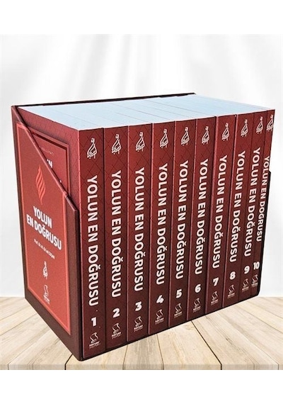 Yolun En Doğrusu Kutulu Takım Ciltli 10 Kitap / Prof. Dr. Mahmud Esad Coşan