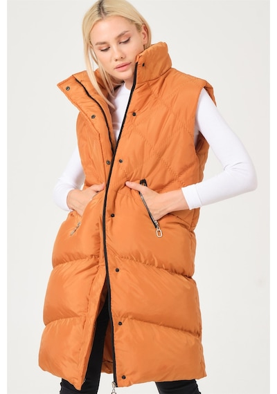 Dewberry Bayan Yelek Z6743 Camel