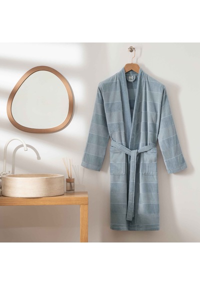 Linens Tressa Pamuk M/l Bornoz Mavi