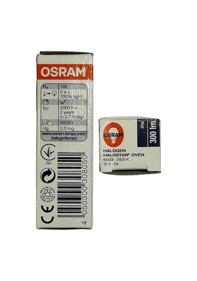 Osram 64428 20w 12v 2800k Sarı Işık Owen G4 Duylu Fırın Ampulü 8 Adet