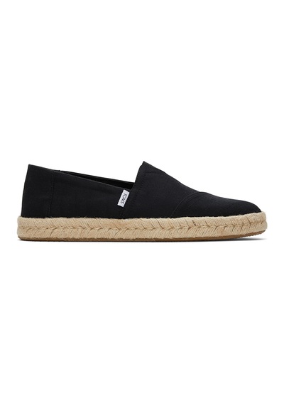 Espadril / Keten Erkek 10019875 Toms Alpargata Rope 2.0 Espadrille Black Siyah