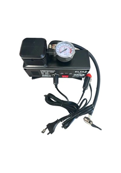 220 Volt12 Volt 250 Psi Psi Kompresör Lastik Hava Şişirme Oto Pompası Fişli Çakmaklıklı
