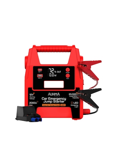 Auhma A8811 20000mah 2000a Peak Araç Akü Takviye Cihazı & Powerbank - 12v Jump Starter