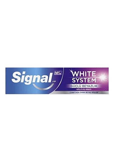 3 Adet Signal Beyaz Sistem Güçlü Diş Minesi Diş Macunu 75 Ml
