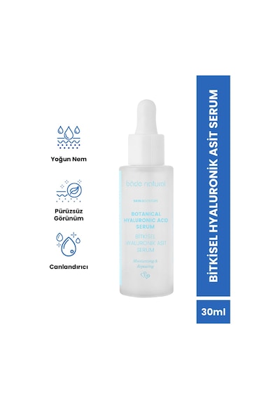 Bade Natural Bitkisel Hyalüronik Asit Yüz Serumu Nemlendirici Ve Canlandırıcı 30 ML