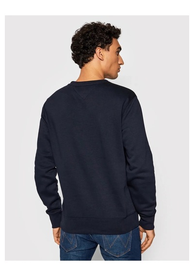 Tommy Hilfiger Sıfır Yaka Sweatshirt Lacivert