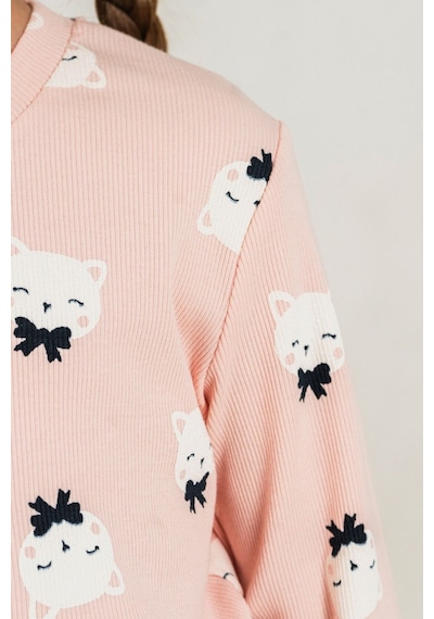 Rolypoly Kız Çocuk Teddy Bears Turuncu Uzun Kol Pijama Takım Rp3901-c-v1 Rp3901-c-v1