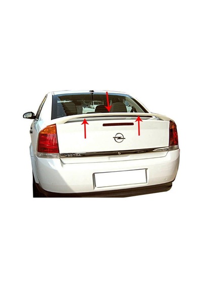 Opel Vectra C Spoiler Bagaj Yüksek Fiber 2002 2008