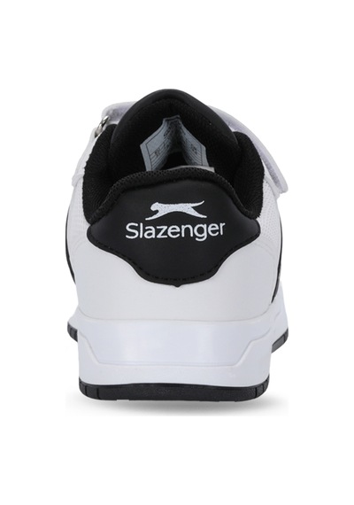 Slazenger Craft I Unisex Çocuk Cırtlı Beyaz / Siyah Günlük Spor Ayakkabısı Beyaz - Siyah