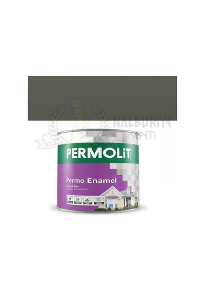 Permolit Enamel Kurşuni Sentetik Yağlı Boya 0.75 Lt.