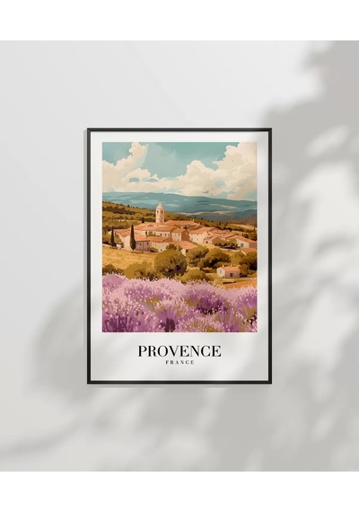 Çerçevesiz Poster Provence Doğası Ve Mimari