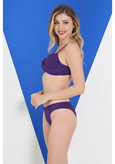 Ruko Maio 2309-1 Dönmeli Straplez İnce Belli Bikini 001