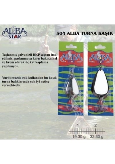Albastar Turna Olta Kaşığı 504 No:1