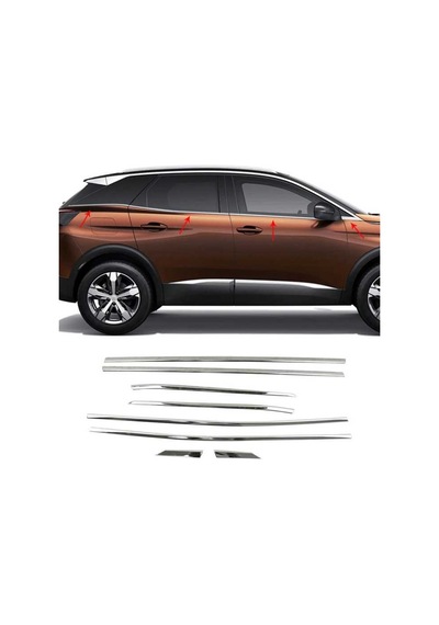Peugeot 3008 2016-2019 Cam  Nıkelajı