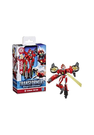 Transformers Earthspark Terran Twitch Dönüşebilen Figür 12 Adım 6+ Yaş