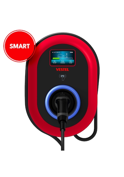 Vestel EVC04 Smart 22KW Kablolu Elektrikli Araç Şarj İstasyonu