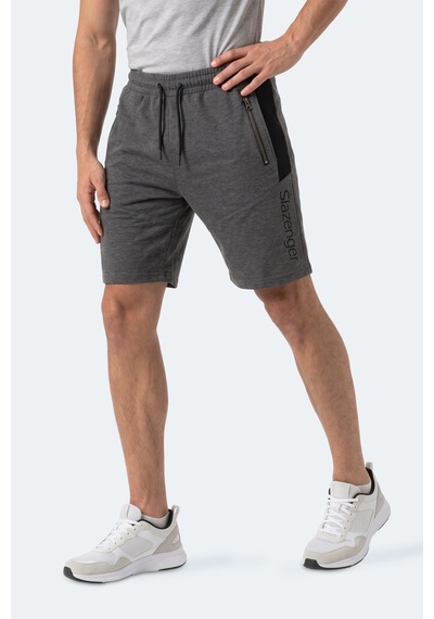 Slazenger Nıkon I Erkek Fermuar Cepli Antrasit Şort