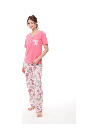 Pijadore 1439 Kadın Kısa Kollu Pijama Takım 001