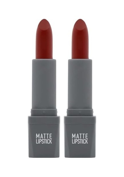 Tr Yoğun Renk Veren Uzun Süre Kalıcı Nemlendirici Kadifemsi Mat Ruj - Matte Lipstick 411 Spicy Terracot 2 Paketi Diğer