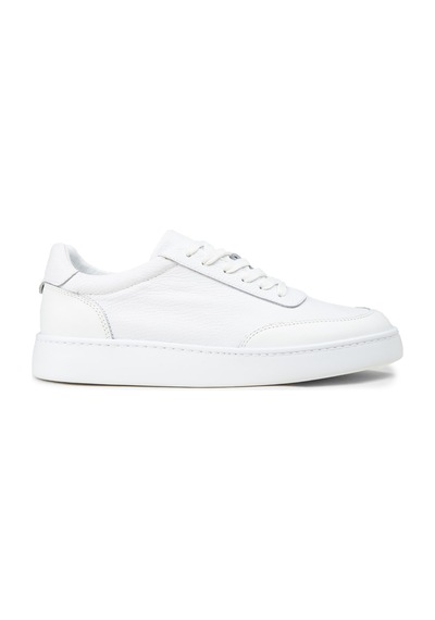 Deery Erkek Hakiki Deri Beyaz Sneaker Ayakkabı - 04406mbyze01