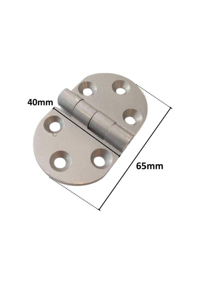 Sese Alüminyum Oval Menteşe 4cm Saten Renk 104-4-81 Diğer