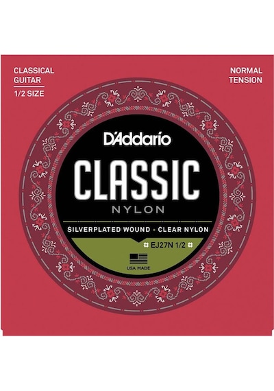 D'addario Ej27N Normal Tension Klasik Gitar Teli 1/2 Boyut
