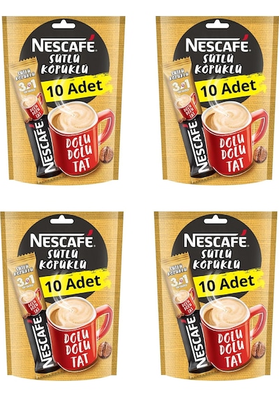 Nescafe 3ü1 Arada Sütlü Köpüklü Kahve 17,4 Gr X 40 Adet Çözünebilir