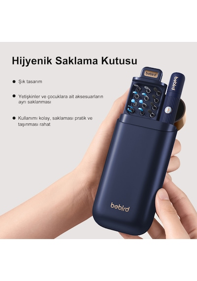 Bebird Earsight Plus Hd Kameralı Akıllı Görsel Kulak Temizleme Cihazı- Mavi