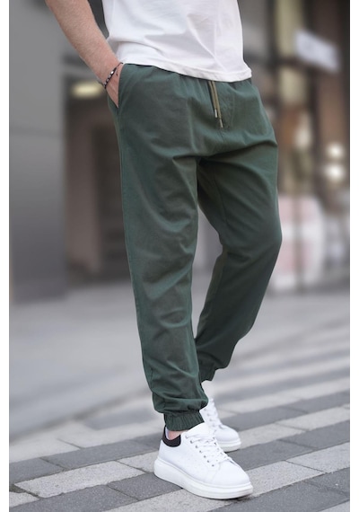 Madmext Haki Relaxed Jogger Pantolon 6853-haki Haki