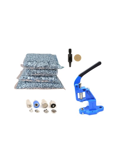 Çıtçıt makinesi, (Nikel) 720 adet 15mm Paslanmaz Alfa Çıtçıt, Kal
