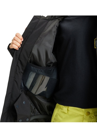 Quıksılver Quiksilver Side Hit Solid Youth Jk Erkek Çocuk Siyah Snowboard Ceketi 11793