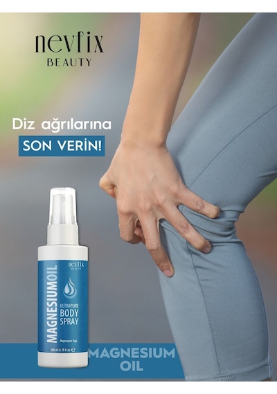 Beauty Magnezyum Yağı 200 Ml Magnesium Oil Sprey Form