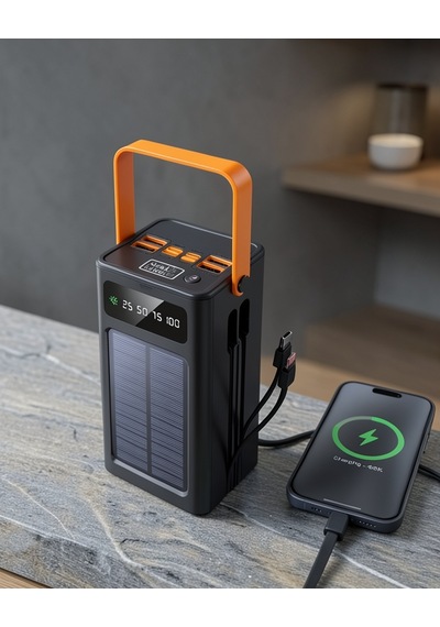 80.000mah Güneş Enerjili Şarj Cihazı Uczz80000powerbank-2 Çok Renkli