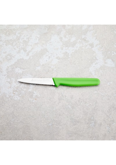 Aryıldız Solo Tırtıklı Sebze Bıçağı Yeşil 10 Cm Renkli