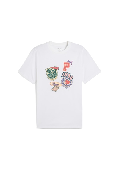 Puma Sports Legacy Erkek Grafik Tişört 629627 02 Beyaz