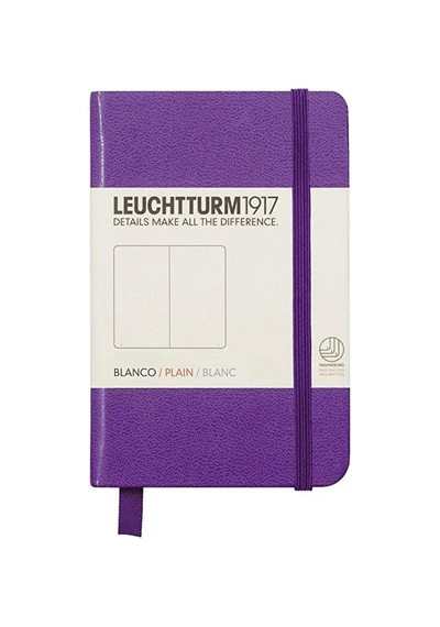 Leuchtturm1917 Sert Kapak A6 Çizgisiz Defter Berry 338742